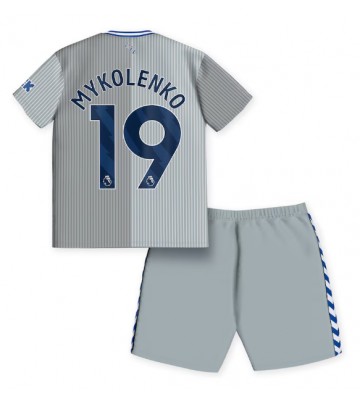 Everton Vitaliy Mykolenko #19 Tredje trøje Børn 2023-24 Kort ærmer (+ korte bukser)